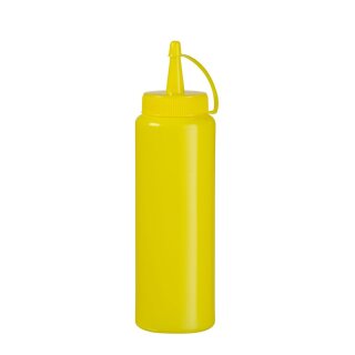 HENDI Sossenspender aus Kunststoff in gelb 0,35 Liter