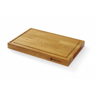 Servierbrett aus Eichenholz, HENDI, 420x280x(H)40mm