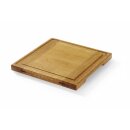 Servierbrett aus Eichenholz, HENDI, 270x270x(H)20mm