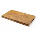 Servierbrett aus Eichenholz, Hirnholz, HENDI, 530x325x(H)35mm