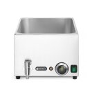 Set: Bain-Marie HENDI Ranger mit Ablasshahn + 3x GN 1/3 Behälter mit Deckel, HENDI, GN 1/1, 230V/1000W, 604x332x(H)242mm