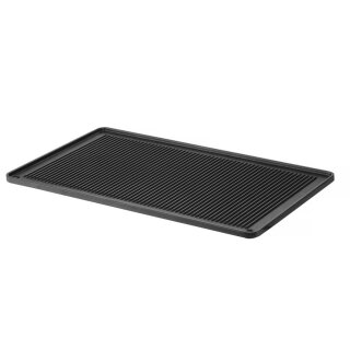 Grillplatte, gerippt CONVECTOMAT GRILLPLATE, HENDI, GN 1/1, 530x325x(H)15mm