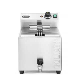 Fritteuse XL mit Ablasshahn HENDI GOLIATH, HENDI, 10L, 400V/10200W, 300x585x(H)392mm