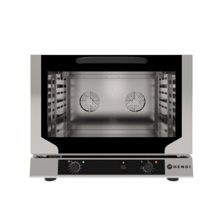 Konvektionsofen mit Beschwadung 4x 600x400mm, HENDI, 220-240V/6400W, 783x755x(H)634mm