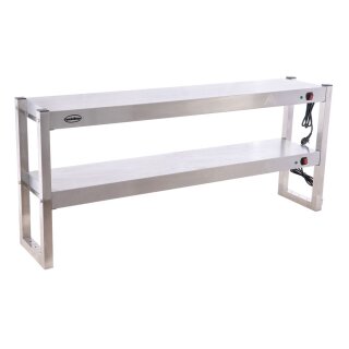 Combisteel Wärmebrücke mit 2 Ebenen und Halogen beheizt 1500x300x650mm
