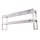 Combisteel Wärmebrücke mit 2 Ebenen und Halogen beheizt 1500x300x650mm