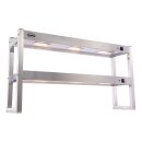 Combisteel Wärmebrücke mit 2 Ebenen und Halogen beheizt 1200x300x650mm