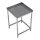 Combisteel Arbeitstisch mit Tropfeinsatz und Aufkantung  650x650x900mm