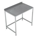 Combisteel Arbeitstisch 100x65 cm – Edelstahl, mit...
