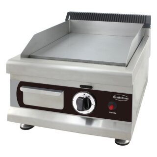 Gastro Griddleplatte für Propangas mit glatter Grillfläche 400 x 575 x 365 mm