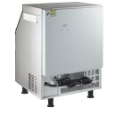Große Eiswürfelmaschine 73 kg/ 24h mit 3 verschiedenen Eiswürfelgrößen Edelstahl