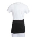 Whites kurze Bistroschürze schwarz