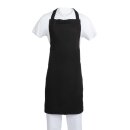 Whites Latzschürze aus Polybaumwolle schwarz XL