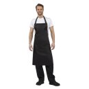 Whites Latzschürze aus Polybaumwolle schwarz XL