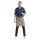 Chaud Devant Forene Denim Halfter Schürze braun 70(B) x 50(L) cm