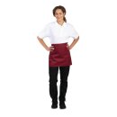 Whites kurze Bistroschürze bordeaux