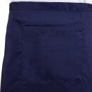 Whites kurze Bistroschürze marineblau
