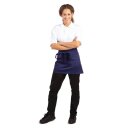 Whites kurze Bistroschürze marineblau