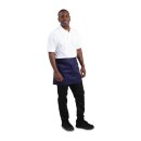 Whites kurze Bistroschürze marineblau