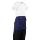 Whites kurze Bistroschürze marineblau