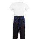 Whites kurze Bistroschürze marineblau