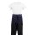 Whites kurze Bistroschürze marineblau