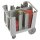Cambro Einstellbarer Tellerwagen mit 6 Teilern