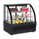 Polar C-Serie Tischkühlvitrine Schwarz 100Ltr