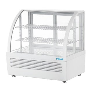 Polar C-Serie Theken-Display-Kühlschrank Weiß 100Ltr