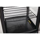 Polar C-Serie Energieeffizienter Kühlschrank mit gebogener Tür Schwarz 86Ltr