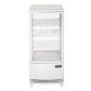 Polar C-Series Energiesparender Kühlschrank mit Gebogener Tür Weiß 86Ltr