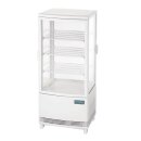 Polar C-Series Energiesparender Kühlschrank mit Gebogener Tür Weiß 86Ltr