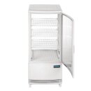 Polar C-Series Energiesparender Kühlschrank mit Gebogener Tür Weiß 86Ltr
