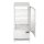 Polar C-Series Energiesparender Kühlschrank mit Gebogener Tür Weiß 86Ltr