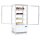 Polar C-Series Energiesparender Kühlschrank mit Gebogener Tür Weiß 86Ltr