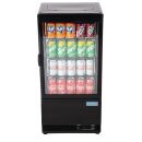 Polar C-Serie Energieeffizienter Display-Kühlschrank Schwarz 68Ltr