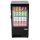 Polar C-Serie Energieeffizienter Display-Kühlschrank Schwarz 68Ltr