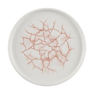 Churchill Studio Prints Kintsugi-Platten mit Wänden, Koralle, 220 mm, (6 Stück)