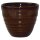 Churchill ¿Bit on the Side¿-Becher, braun, gerippter Chip, 284 ml, (12 Stück)