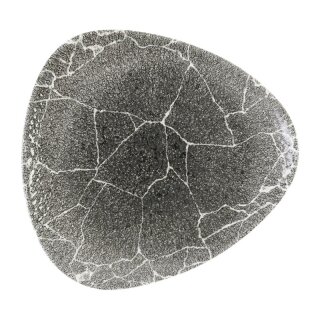 Churchill Studio Prints Kintsugi Quartz Schwarze Dreiecksplatte 229 mm (12 Stück)
