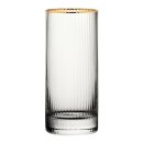 Utopia Hayworth Hiballgläser mit Goldrand Gläser 355ml (6er-Pack)