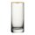 Utopia Hayworth Hiballgläser mit Goldrand Gläser 355ml (6er-Pack)