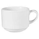 Churchill White Profile Stapelbecher, 237 ml, Karton mit...