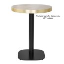 Bolero Tischfuß aus schwarzem Gusseisen Ø420x720mm