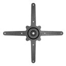 Bolero Tischfuß aus schwarzem Gusseisen 420x600x720mm