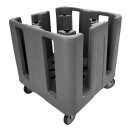 Cambro Kompakte verstellbare Geschirrwagen Schwarz