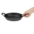 Olympia Gusseisen Ovale Schale mit Griffe 220x150mm