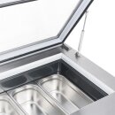 Polar G-Serie Tisch-Eiscreme-Gefrierschrank 4x Napoli-Pfannen