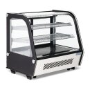 Polar G-Serie Energieeffizienter Tischplatten-Kühlschrank für Lebensmittel-Schwarz 120Ltr