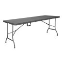 Bolero Rattan Buffettisch ist klappbar mit rechteckiger...